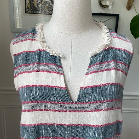 Anthropologie Holding Horses Sleeveless Fringe Shirt Dress $130 10 - Picture 3 of 10